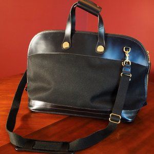 Dooney & Bourke Black Travel Bag with Gold Hardware